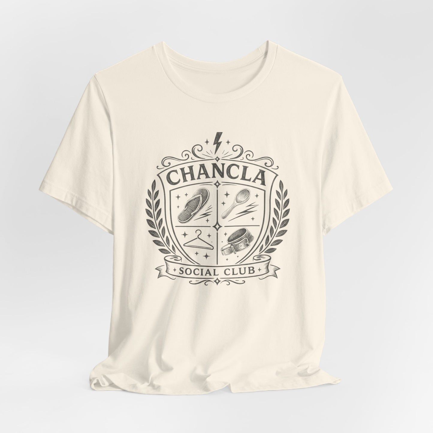 Comadre Energy T-Shirt - Chancla Power Latina Gift - Funny Spanish Shirt for Her - Regalos para Mujer