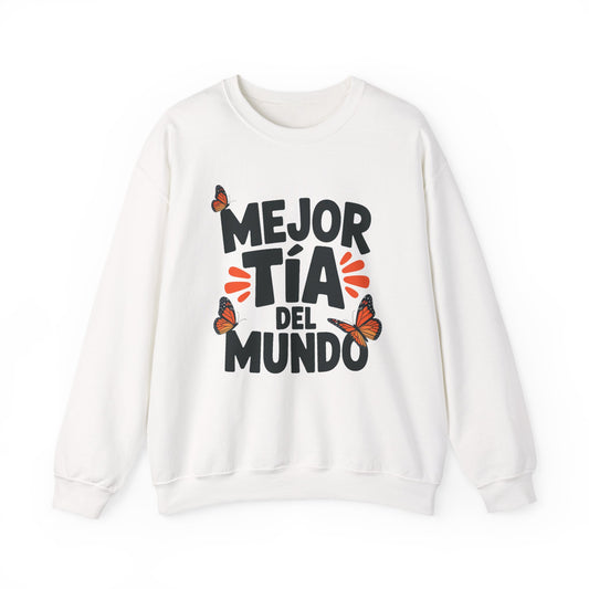 Tía Sweatshirt - Latino Family Gift - Tía Favorita Pullover - Hispanic Aunt Gift - Tía Regalo - Spanish Family Tee