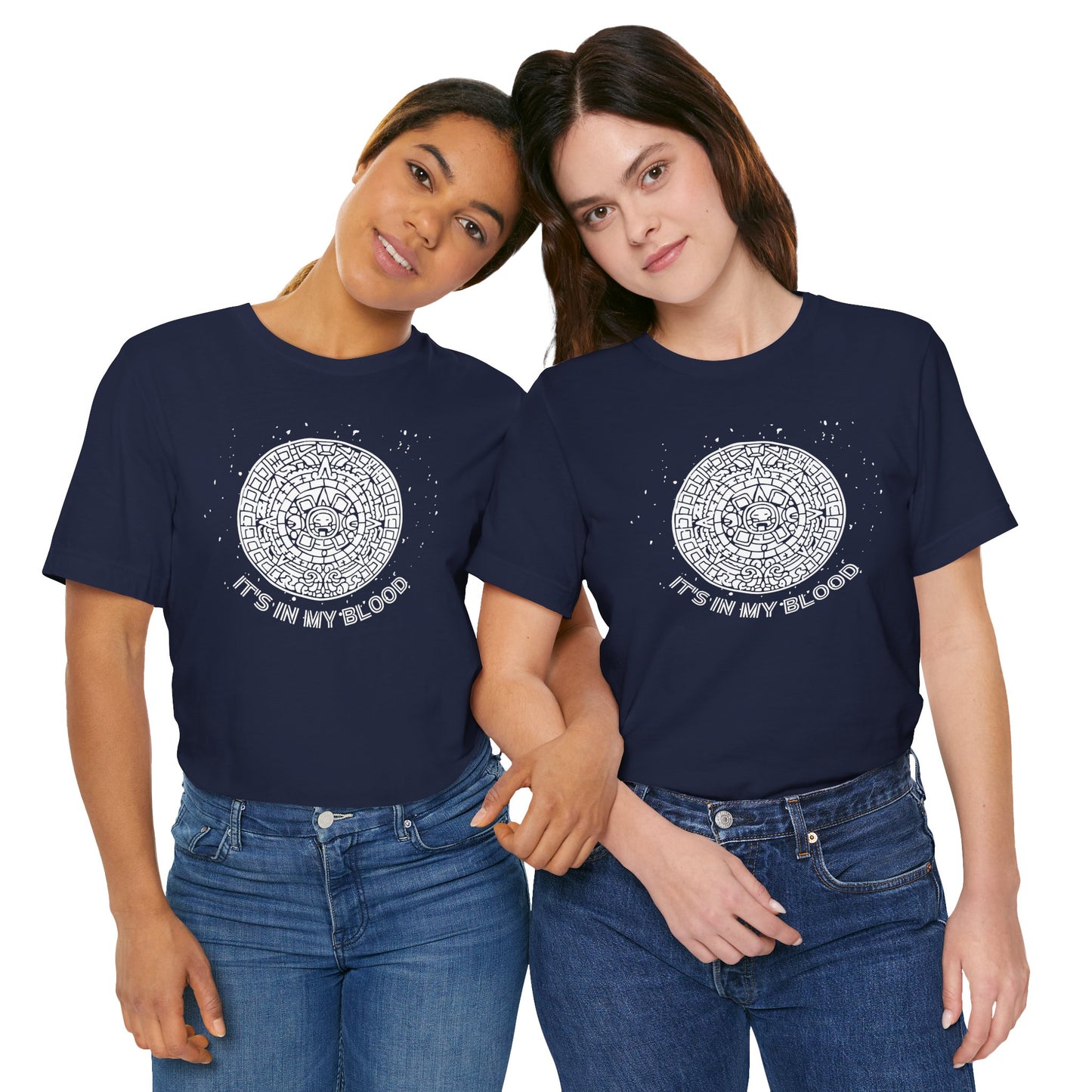 It's In my Blood Aztec shirt | Gift for Him Gift for Her camisa para hombre latino , otoño latino, Latino Heritage Month