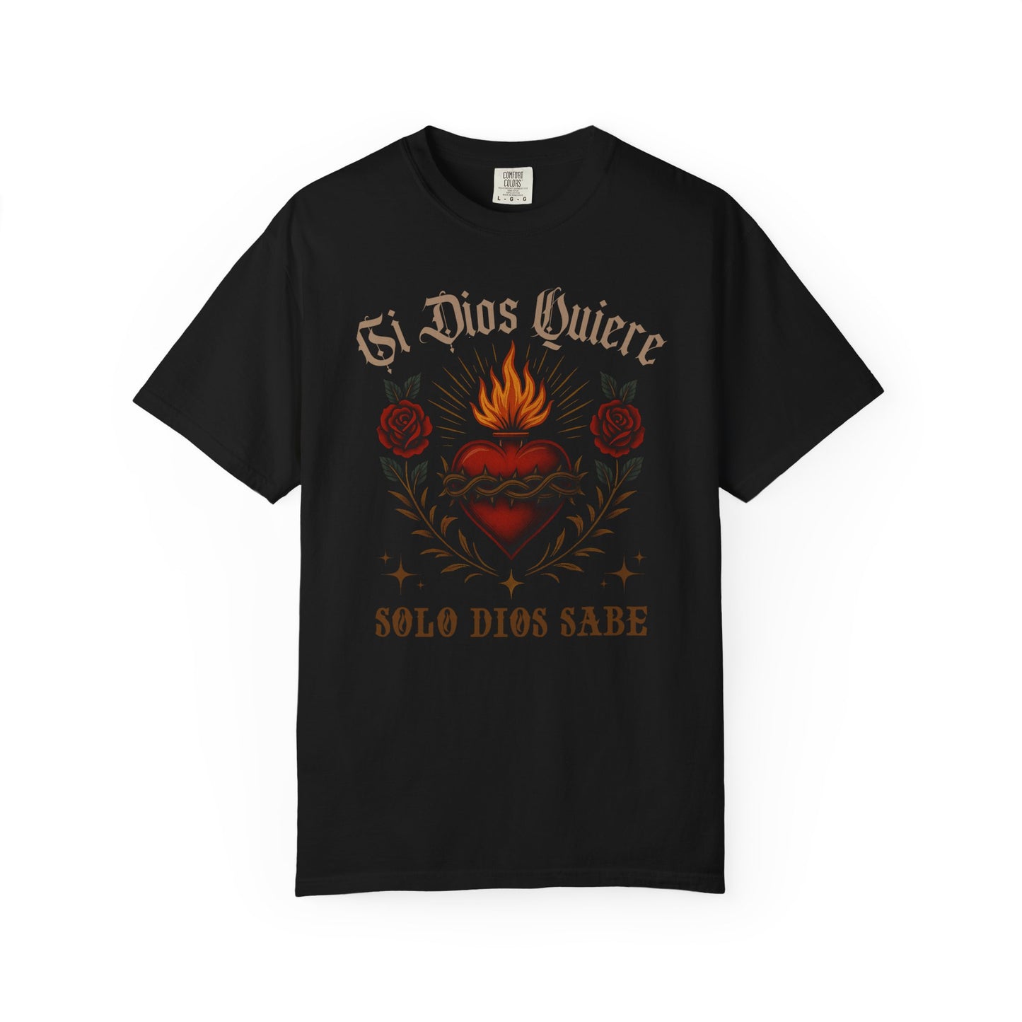 Si Dios Quiere Shirt | Camisa Christiana | Latina Graphic Tee |