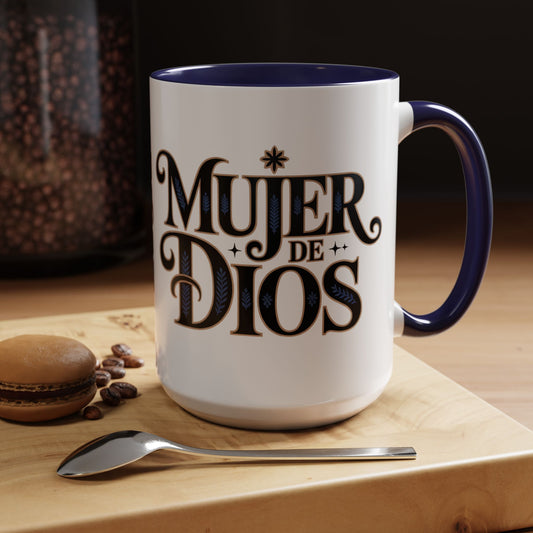 Mujer de Dios Mug — Christian Latina Faith Gift