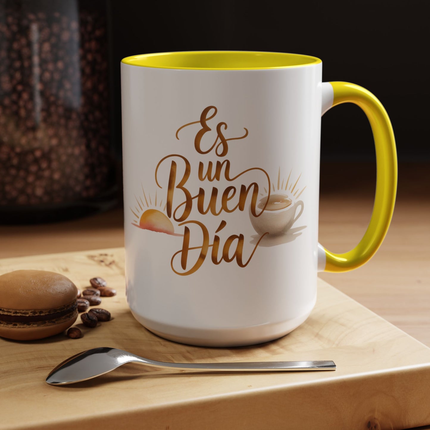 Es Un Buen Dia Mug - Latino Morning Coffee Cup | Spanish Quote Gift | Positive Vibes Mug | Hispanic Heritage