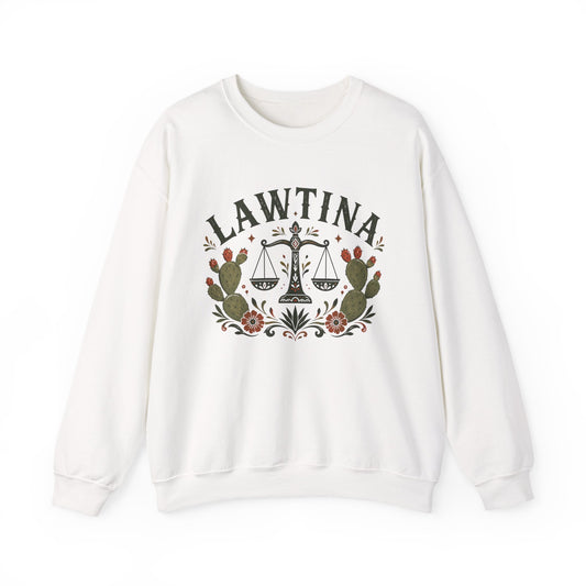 Lawtina Sweatshirt - Latina Lawyer Gift - Abogada Pride - Law School Graduation - Bilingual Attorney Hoodie