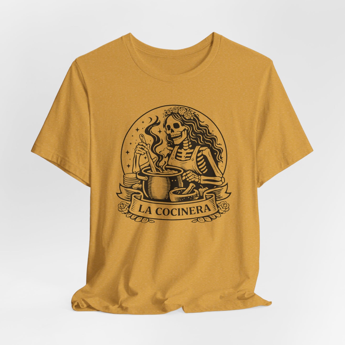 La Cocinera T-Shirt - Chef Latina Tee - Latino Heritage Gift - Hispanic Cook Shirt - Cocina Queen - Cooking Mama Gift