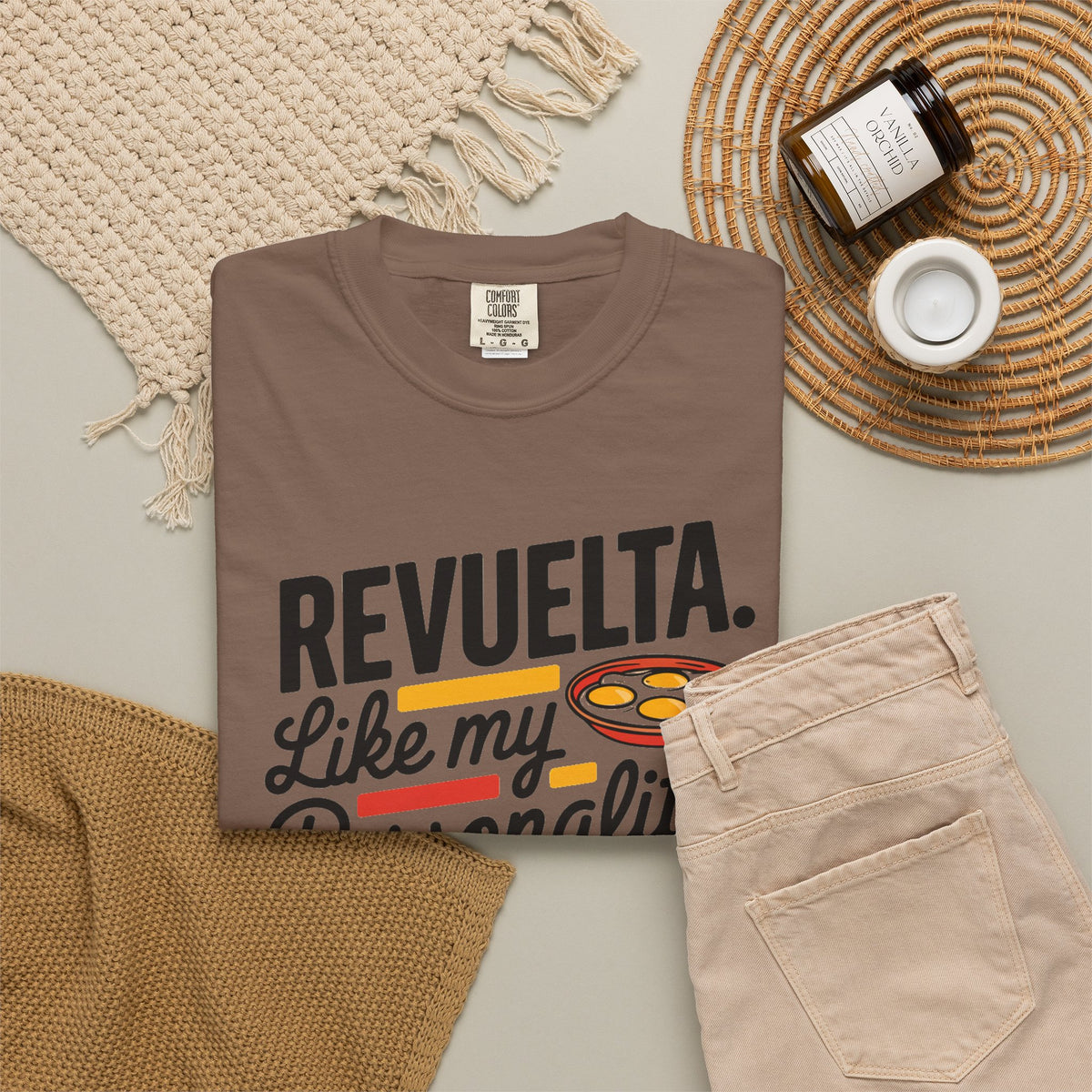 Revuelta Like My Personality Tee - Funny Latina Breakfast Shirt - Huevos Revueltos Gift