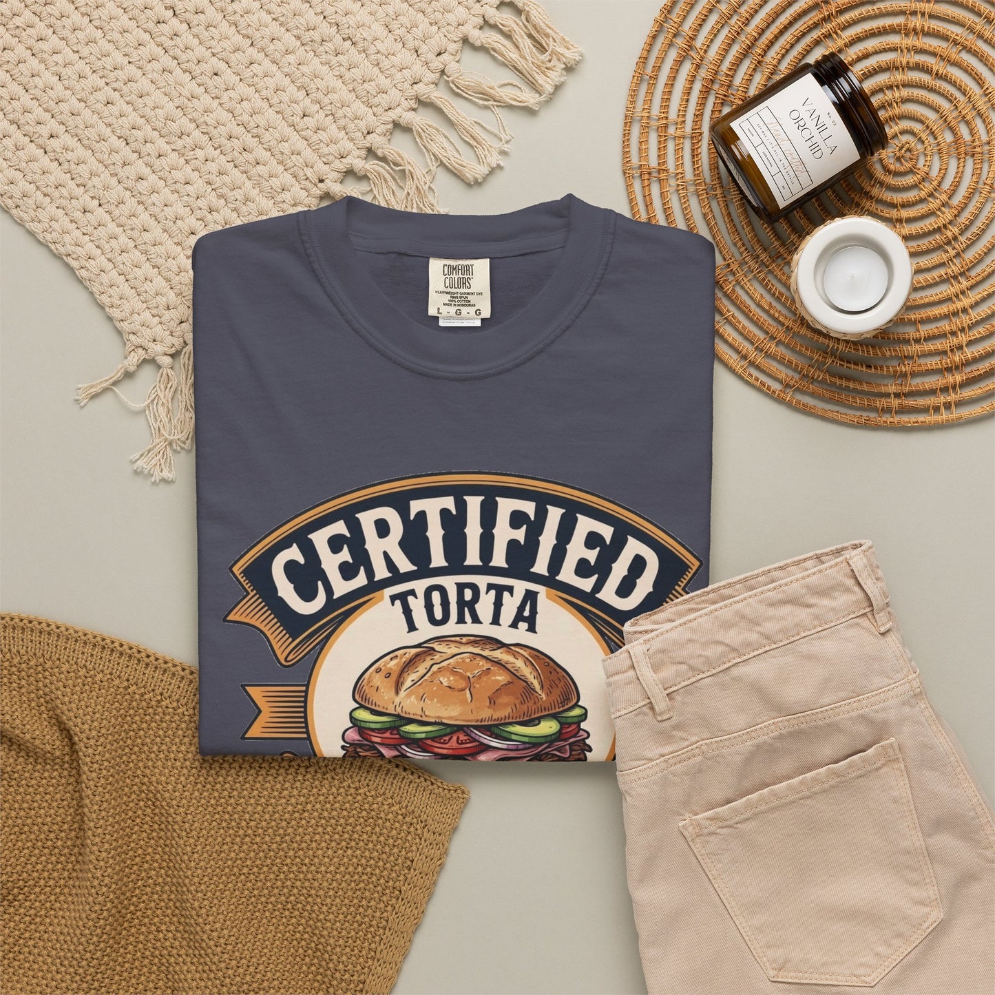 Certified Torta Pounder Shirt, Comfort Colors Bilingual UnisexTee, Funny Gift for Men