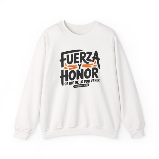 Fuerza y Honor Sweater - Proverbios 31 Mujer Virtuosa Sweatshirt - Faith Gift