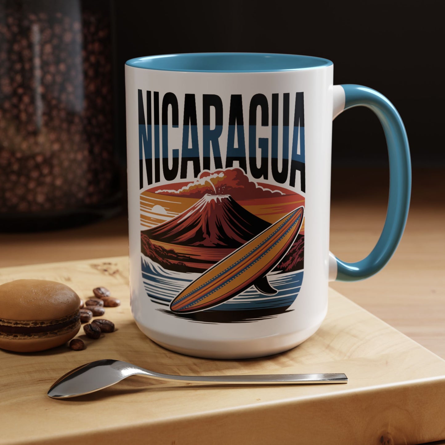 Nicaragua Mug - Orgullo Nico Coffee Cup | Central American Pride Gift | Nicaragua Regalo | Managua Love Hispanic Pride