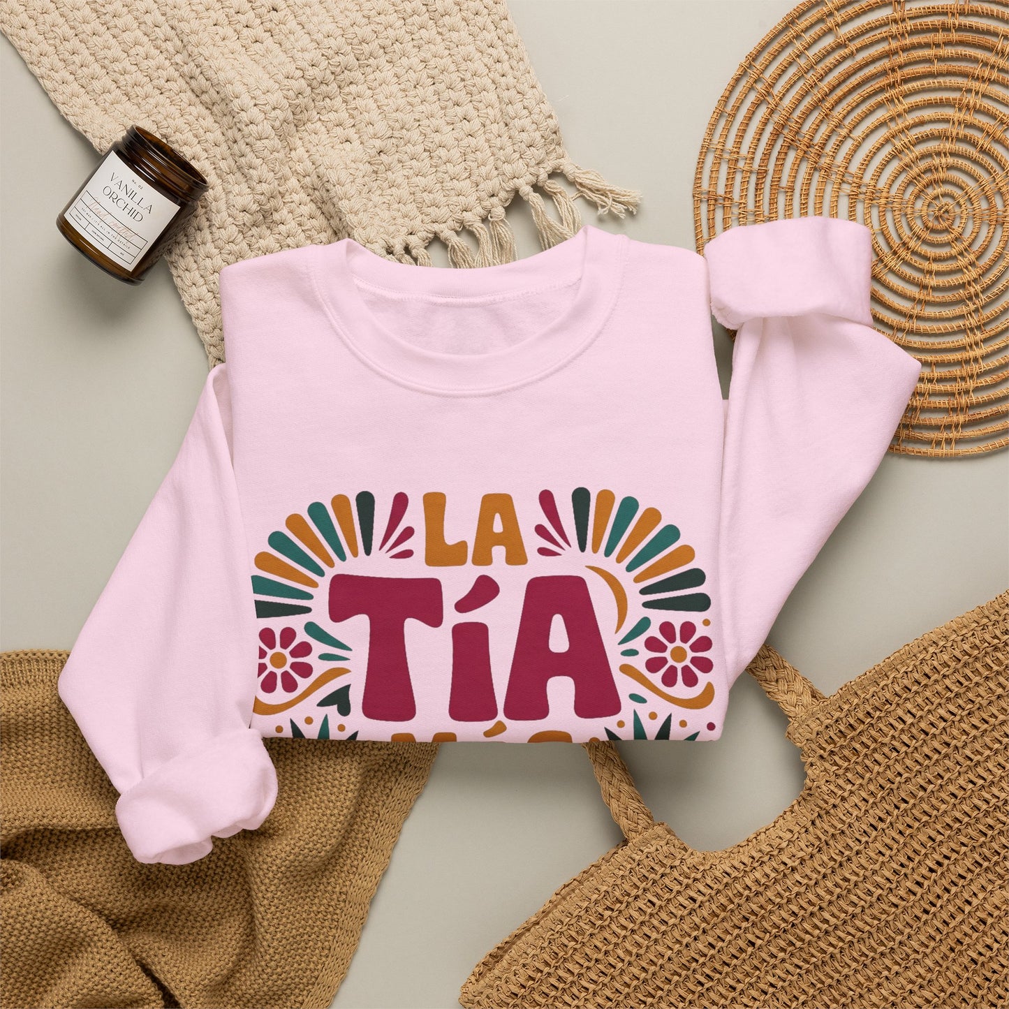 Tia Sweatshirt - Latino Family Gift for Tía - Spanish Aunt Hoodie - Tia Regalo Birthday Gift - Latina Tia Shirt