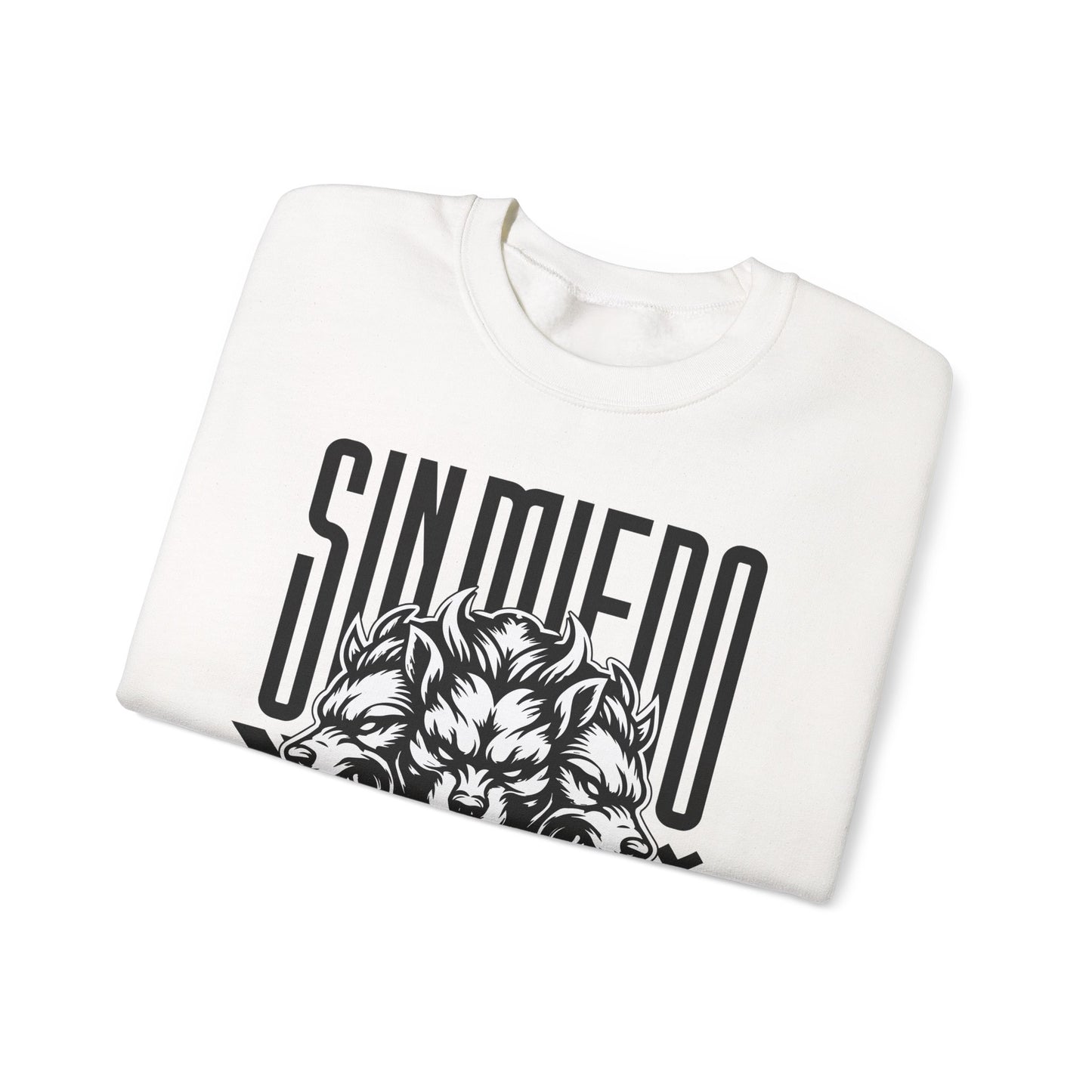 Sin Miedo Sweatshirt - Faith Over Fear Christian Hoodie - Spanish Religious Gift - Sudadera Cristiana