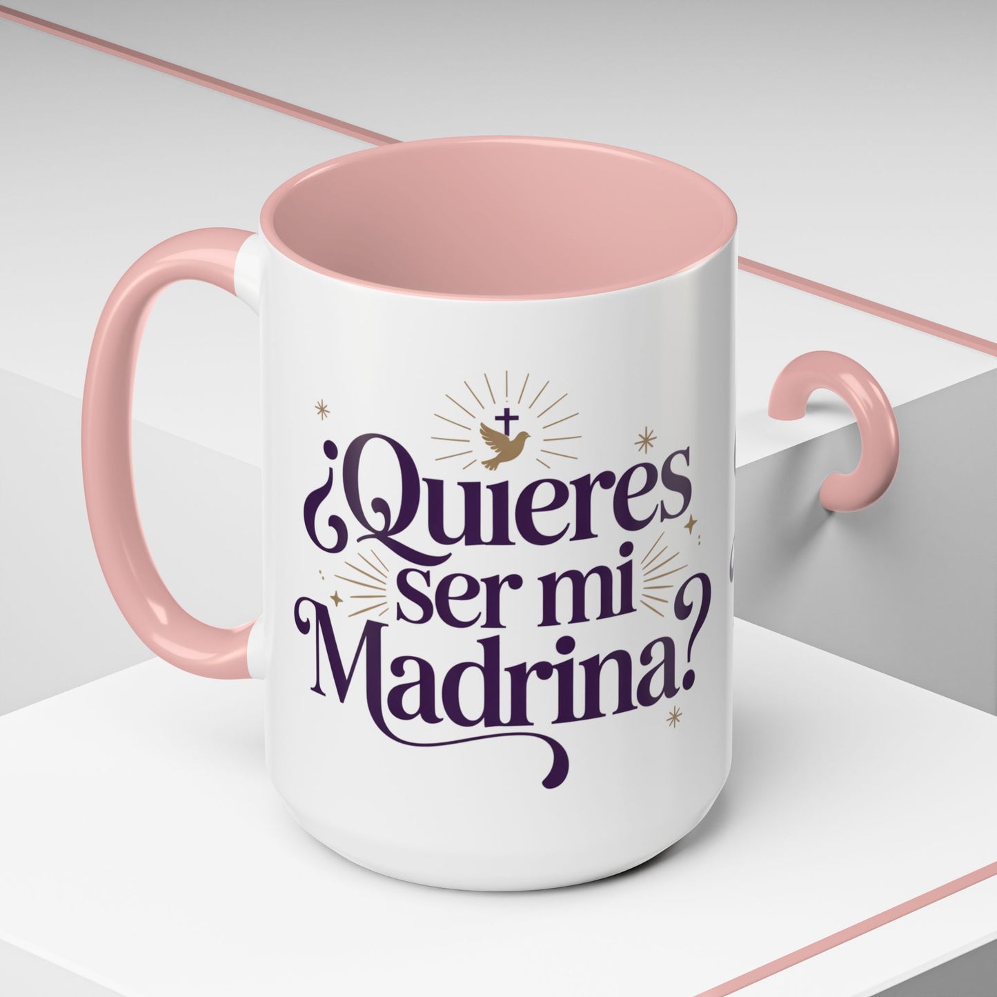 Quieres Ser mi Madrina Mug - Hispanic Godmother Gift - Latino Family Mug - Madrina Regalo - Bautizo Gift for Madrina Amor