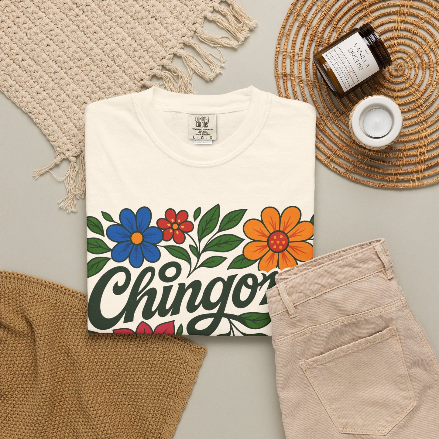 Chingona AF Shirt | Colorful Floral Latina T-Shirt | Empowerment Tee | Mexican Pride | Comfort Colors Tee | Latina Gift