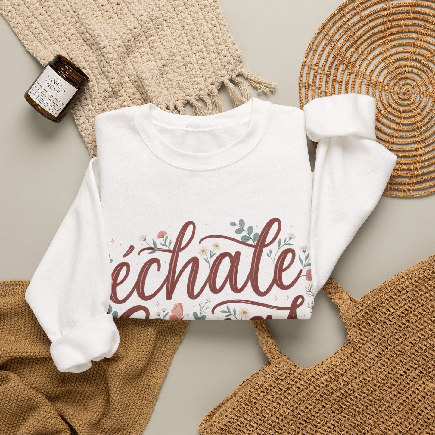 Echale Ganas Sweatshirt - Latina Motivational Gift - Spanish Inspirational Pullover for Her - Latina Pride Sudadera