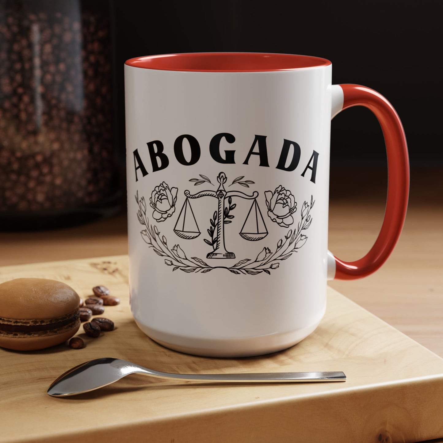 Abogada Mug - Latina Lawyer Gift, Mujer Profesional Coffee Cup, Hispanic Attorney Present, Derecho Regalo