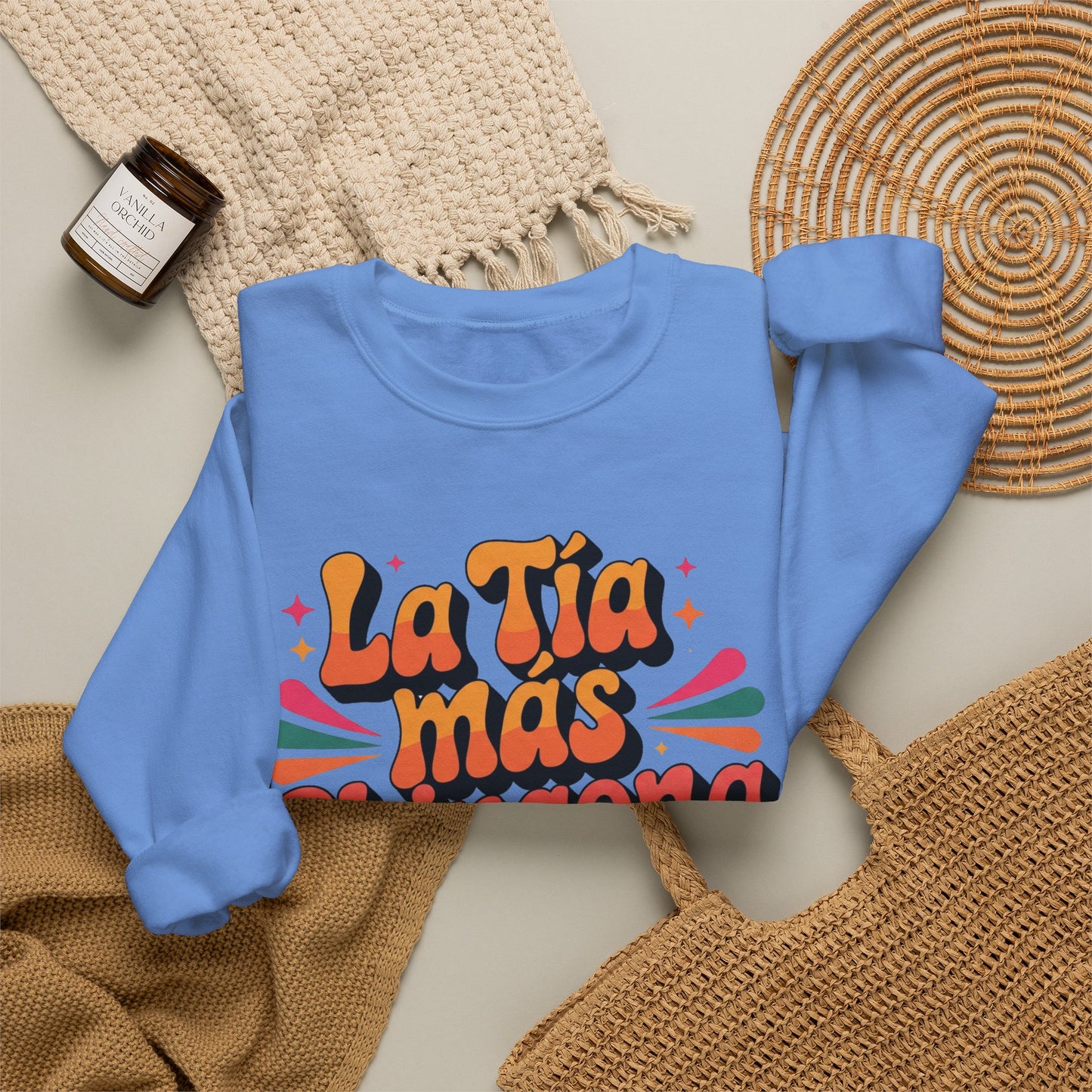 Tia Sweatshirt - Best Tia Ever Regalo Gift - Proud Tia Vida Pullover - Latino Family Gift - Mi Tia Favorita Sweater
