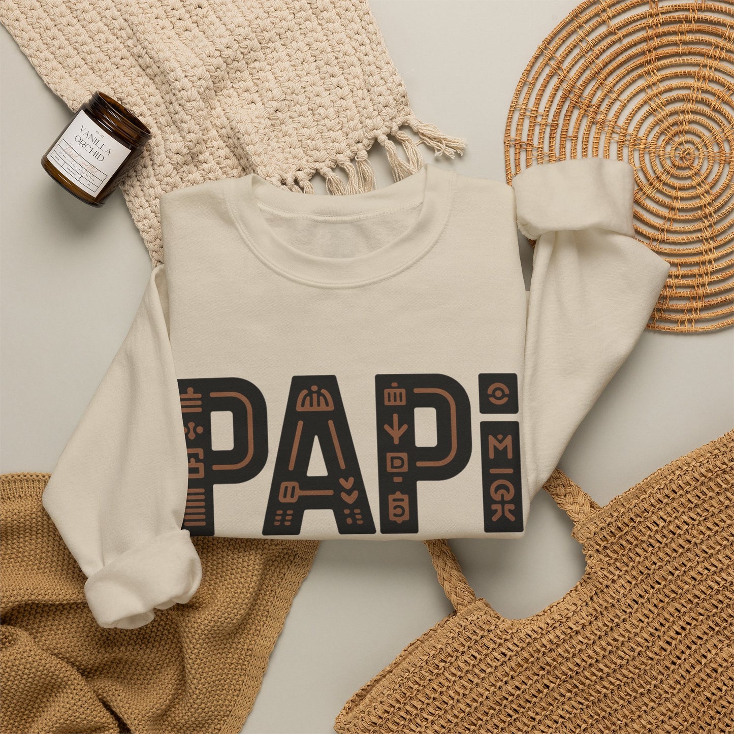 Papi Sweatshirt - Latino Dad Gift - Spanish Father Pullover - Papi Regalo - Hispanic Family Shirt - Daddy Sweatshirt