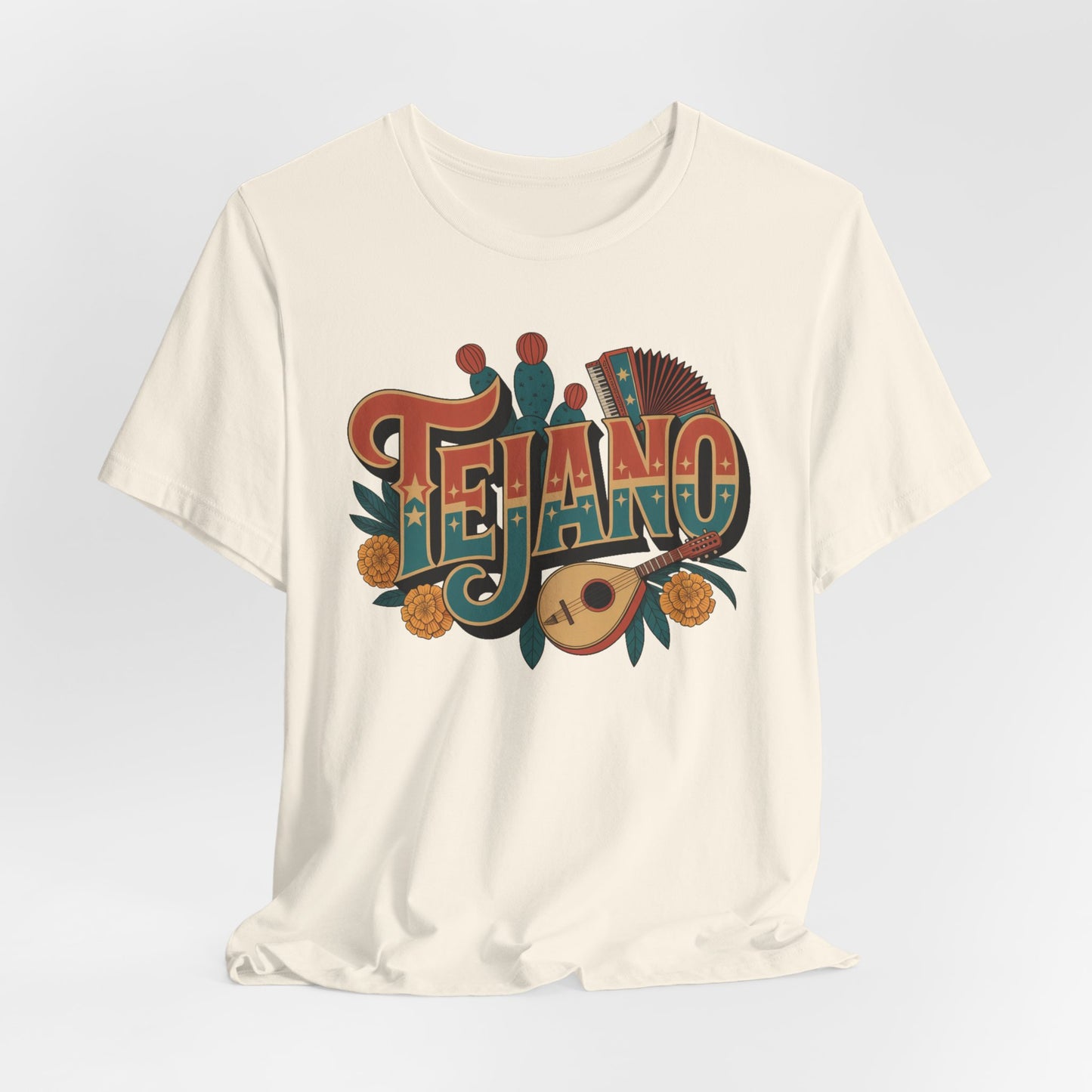Tejano T-Shirt - Orgulloso Tejano Pride Tee - Texas Mexican Heritage Gift - Latino Culture Shirt - Tex Mex Style