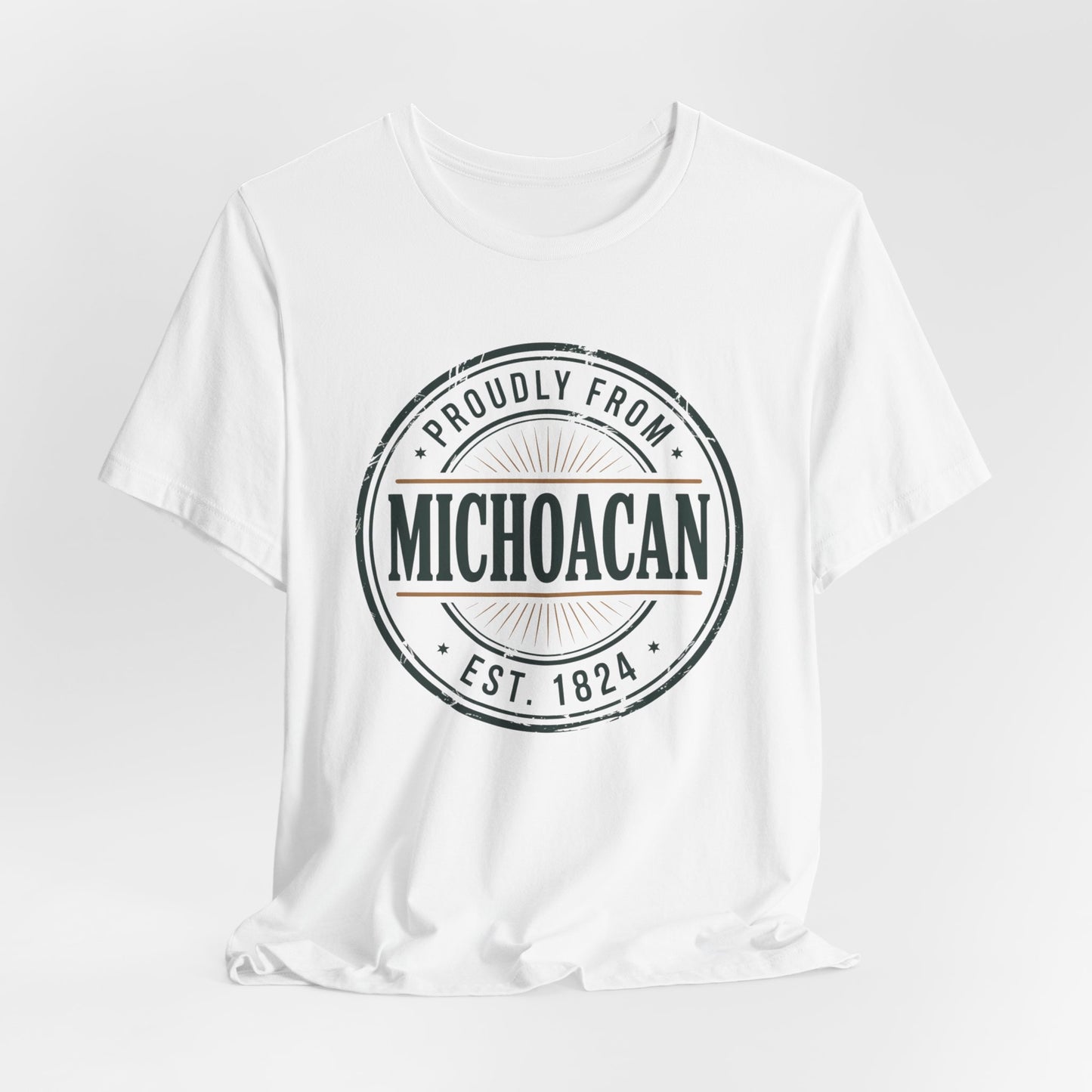 Michoacán T-Shirt - Mexican State Pride Tee - Michoacano Heritage Gift - Orgullo Mexicano Shirt - Mexico Regional Wear