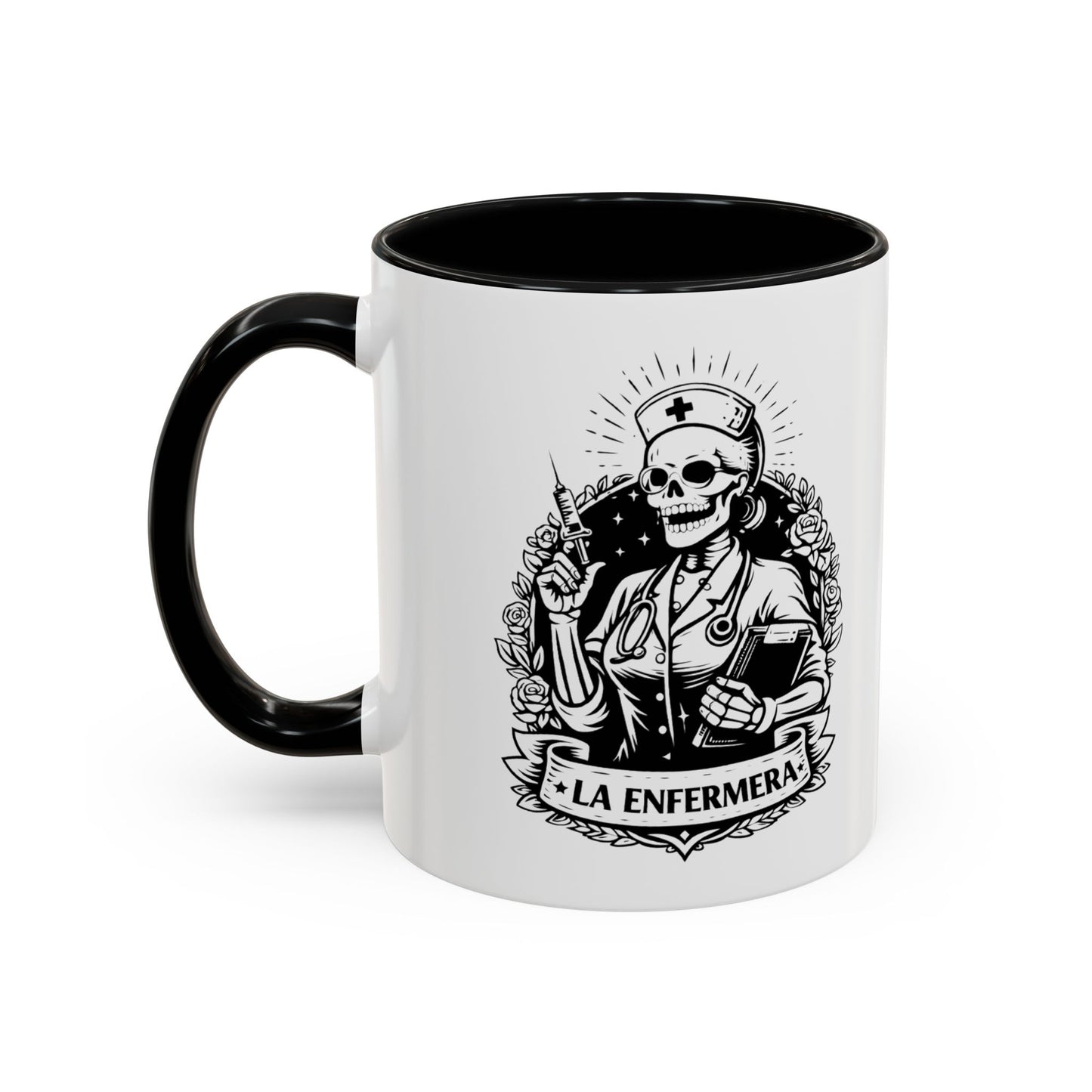 Enfermera Mug - Latino Heritage Nurse Gift | Taza Enfermera Professional Coffee Cup | Healthcare Worker Regalo