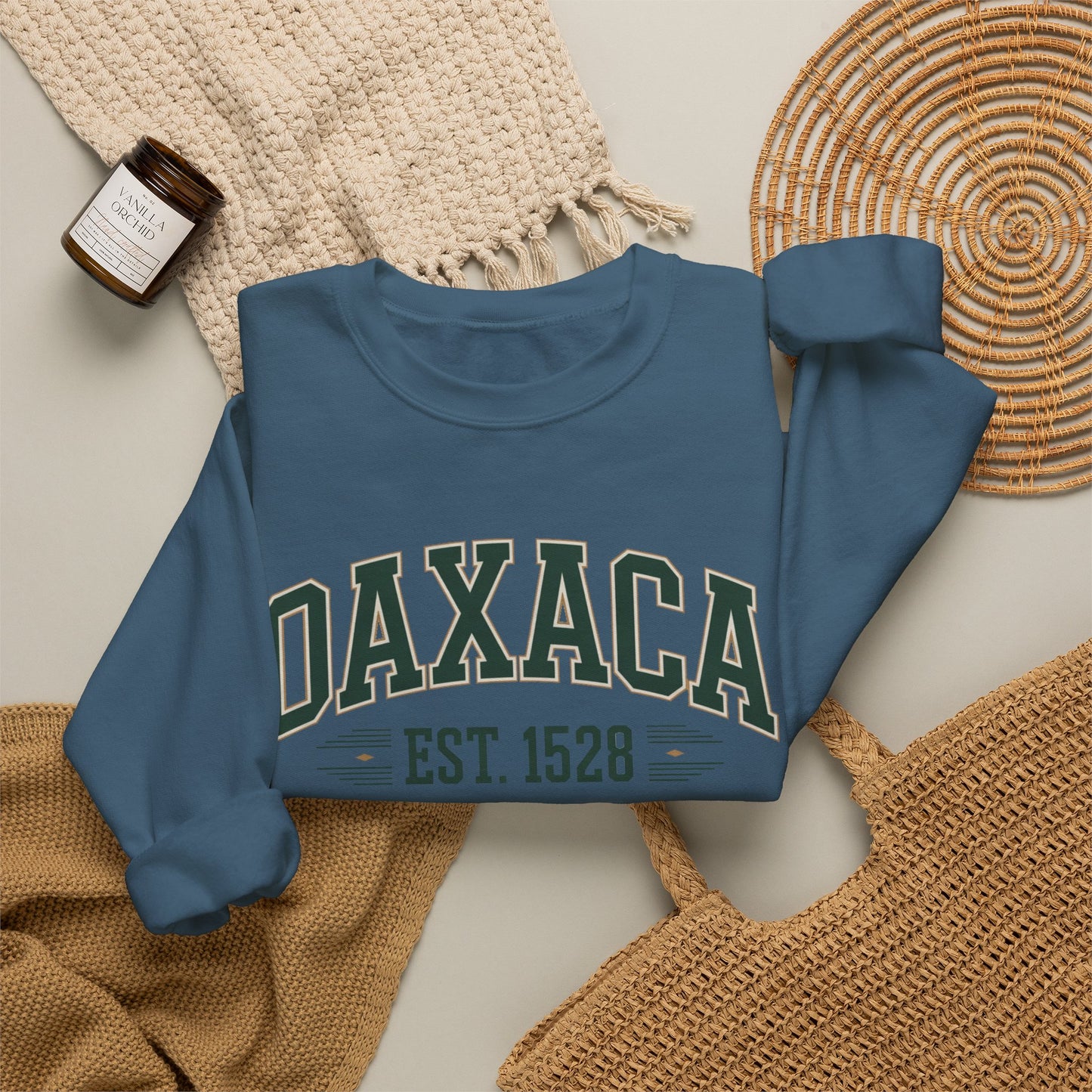 Oaxaca Sweatshirt - Mexican Heritage Pride - Oaxaqueño Gift - Hispanic Culture Sudadera - Zapotec Regional Mexico