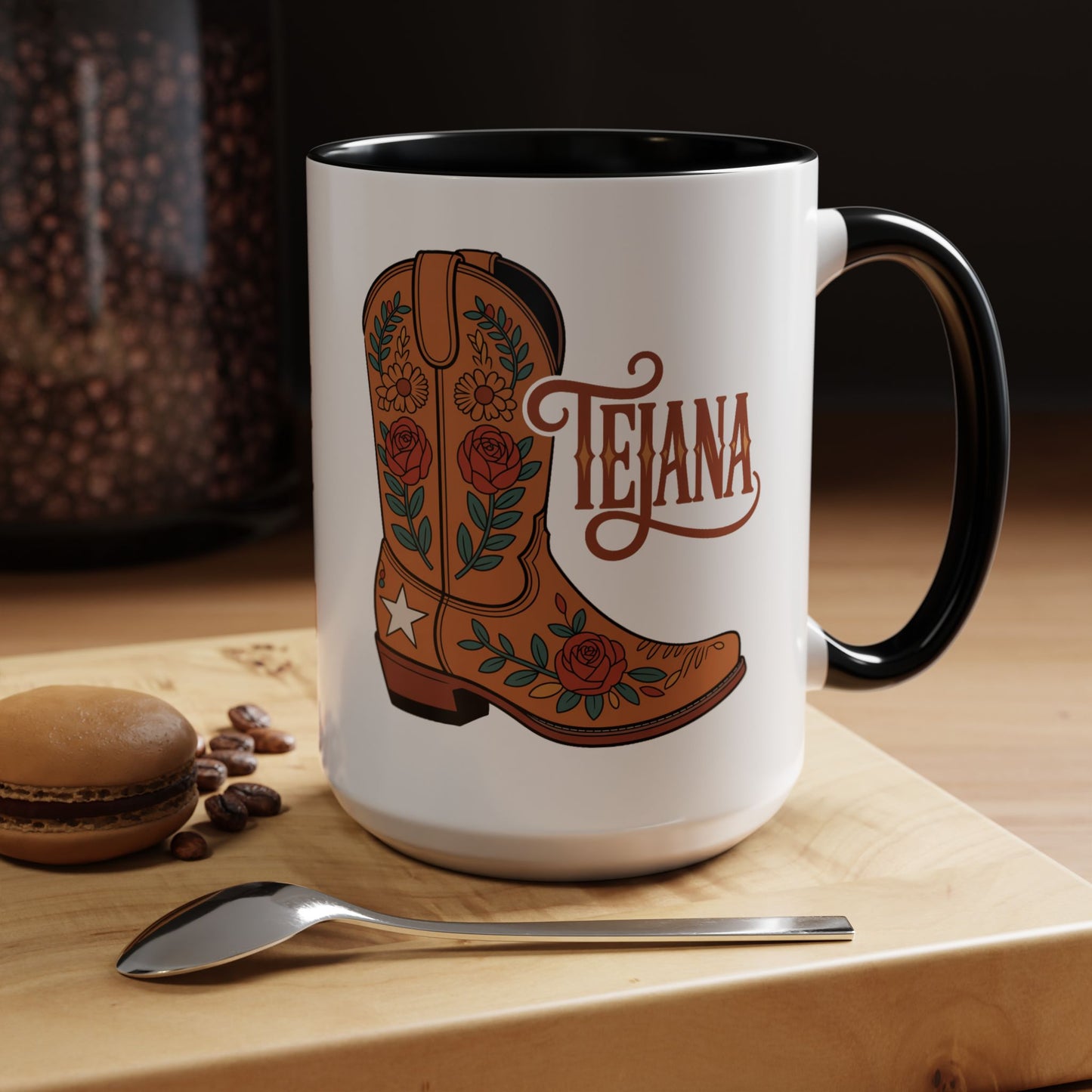 Tejana Mug - Texas Latina Pride Coffee Cup - Hispanic Pride Gift - Lone Star Latina - Texan Hispanic - Tejana Regalo