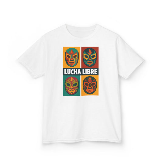 Mucha Lucha Shirt Kids, Luchador Toddler Tshirt Mexican Wrestling Gift, Latino Kids Birthday Shirt, Lucha Libre Niños