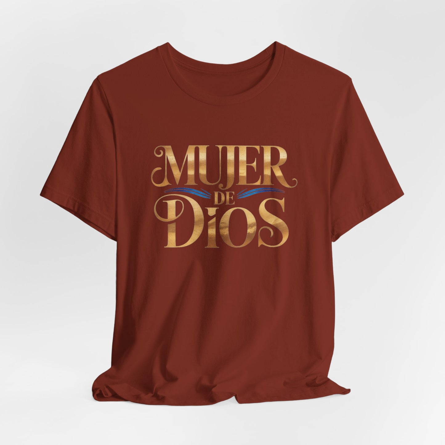 Mujer de Dios T-Shirt - Christian Latina Faith Tee - Catholic Gift - Spanish Religious Shirt - Mujer Cristiana