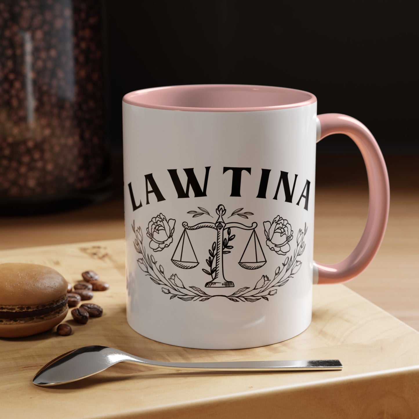 Lawtina Mug - Latina Lawyer Gift, Abogada Latina Coffee Cup, Law Student Gift, Mujer Power, Latino Heritage