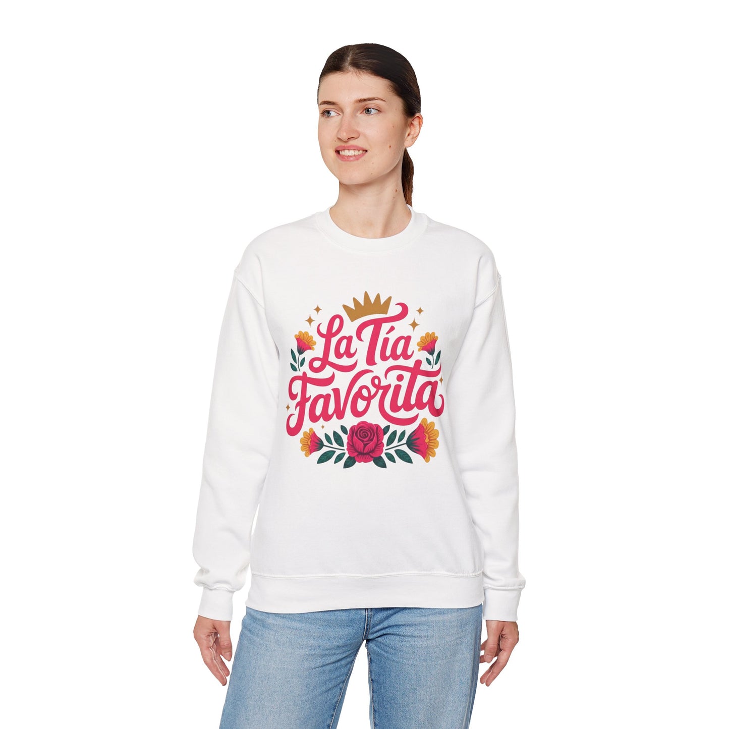 Tia Sweatshirt - Proud Tia Gift - Latino Family Tia Shirt - Best Tia Ever - Mi Tia Favorita - Tia Vida Sweatshirt