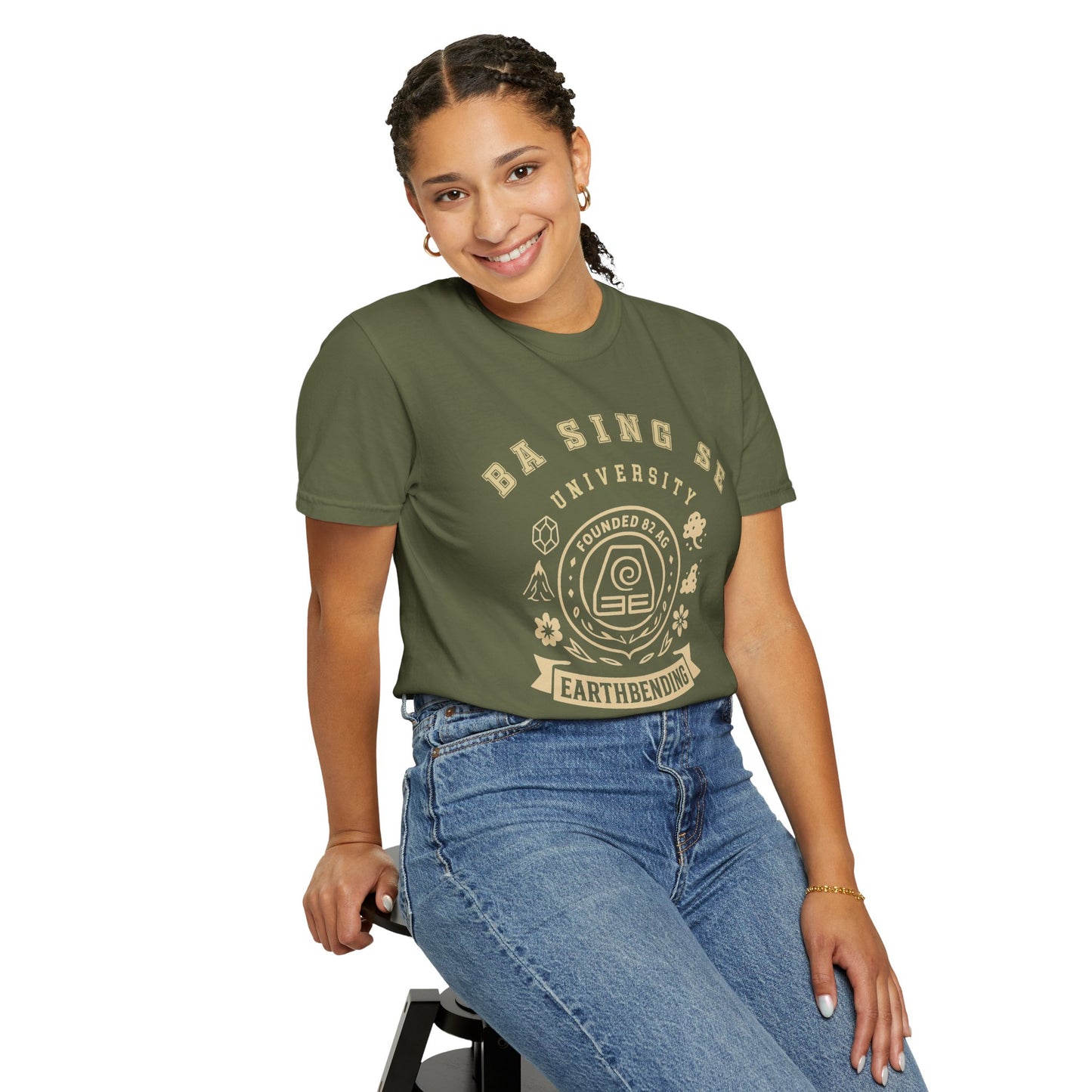 Ba Sing Se University Shirt | The Last Airbender Gift , Uncle Iroh Fan, Earth Kingdom Tee | Anime Fan Art