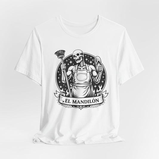 El Mandilon T-Shirt - Funny Latino Tee Gift for Hispanic Dad - Mexican Sayings Shirt - Spanish Humor Gift