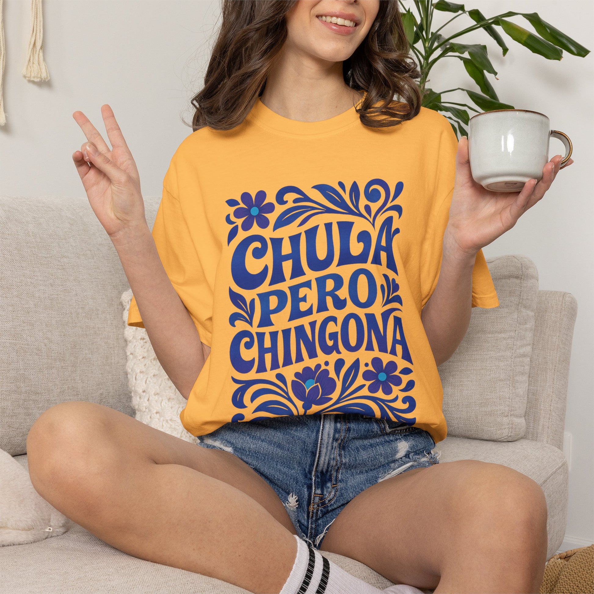 Chula Pero Chingona Shirt T-Shirt — Latina Tee (view 13 of 22)