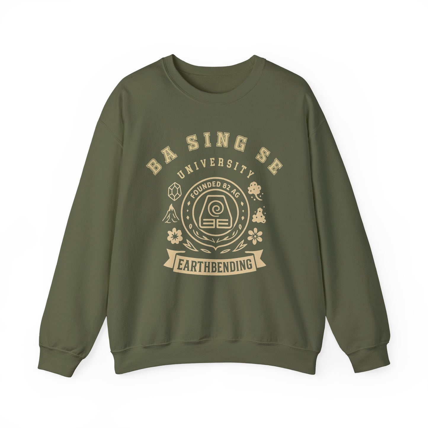 Ba Sing Se University Graphic Sweatshirt | The Last Airbender Shirt Gift, Anime Apparel | Fan Art