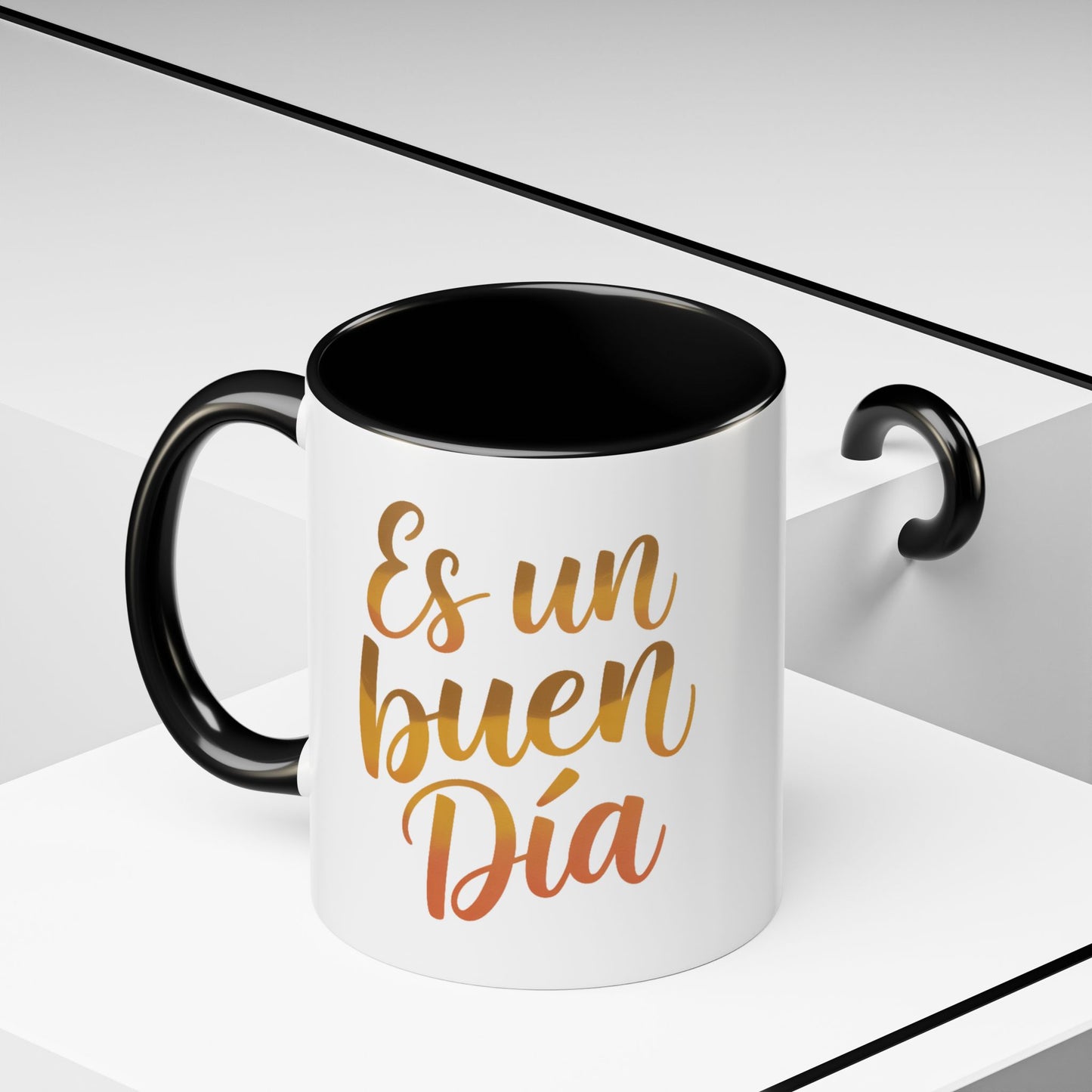 Es Un Buen Dia Mug - Spanish Motivational Coffee Cup, Latino Heritage Gift, Positive Vibes Hispanic Culture Present