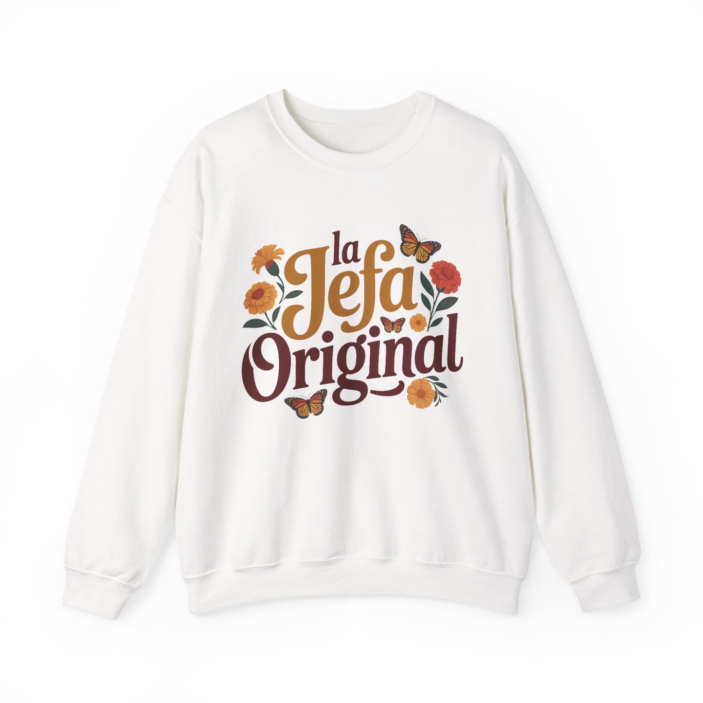 La Jefa Sweatshirt - Latina Boss Babe Empowerment Gift - Hispanic Pride Hoodie for Her - Feminist Spanish Saying Shirt