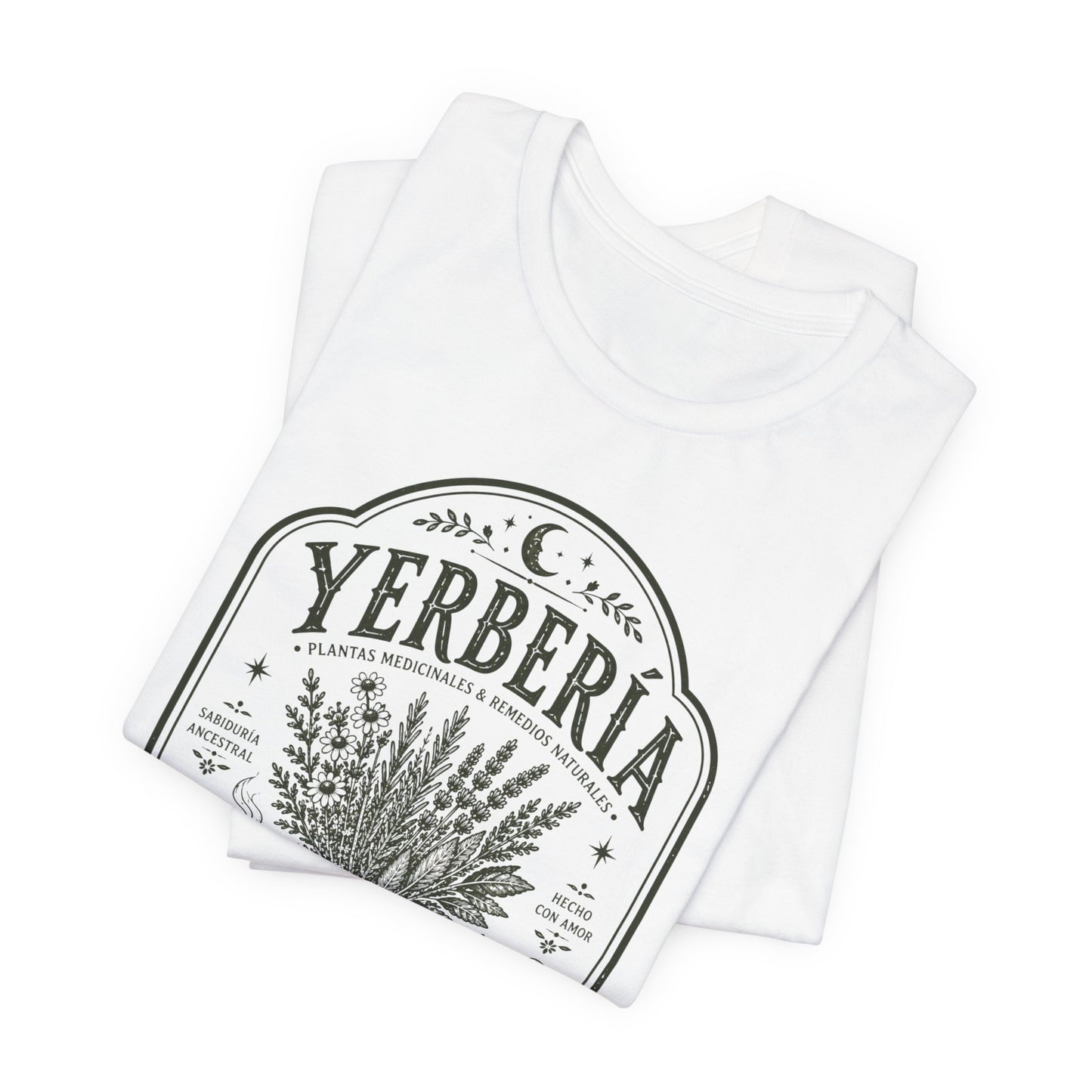 Yerberia T-Shirt - Latina Witch Tee, Spanish Gift for Her, Mystical Latina Pride Shirt, Regalos Para Mujer