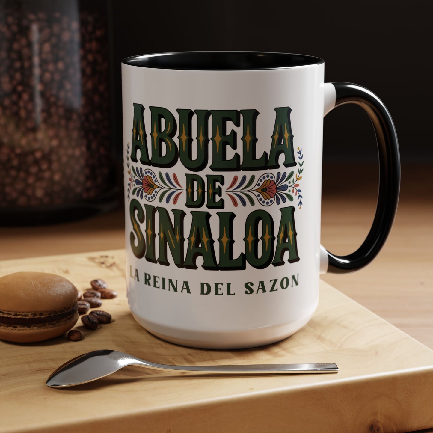Abuela de Sinaloa - Latino Grandma Coffee Cup Gift - Hispanic Family Abuela Amor - Spanish Grandma Present