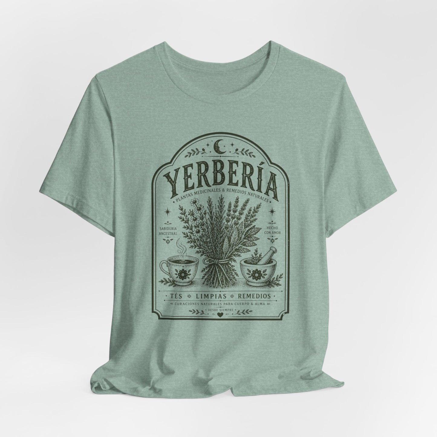 Yerberia T-Shirt - Latina Witch Tee, Spanish Gift for Her, Mystical Latina Pride Shirt, Regalos Para Mujer