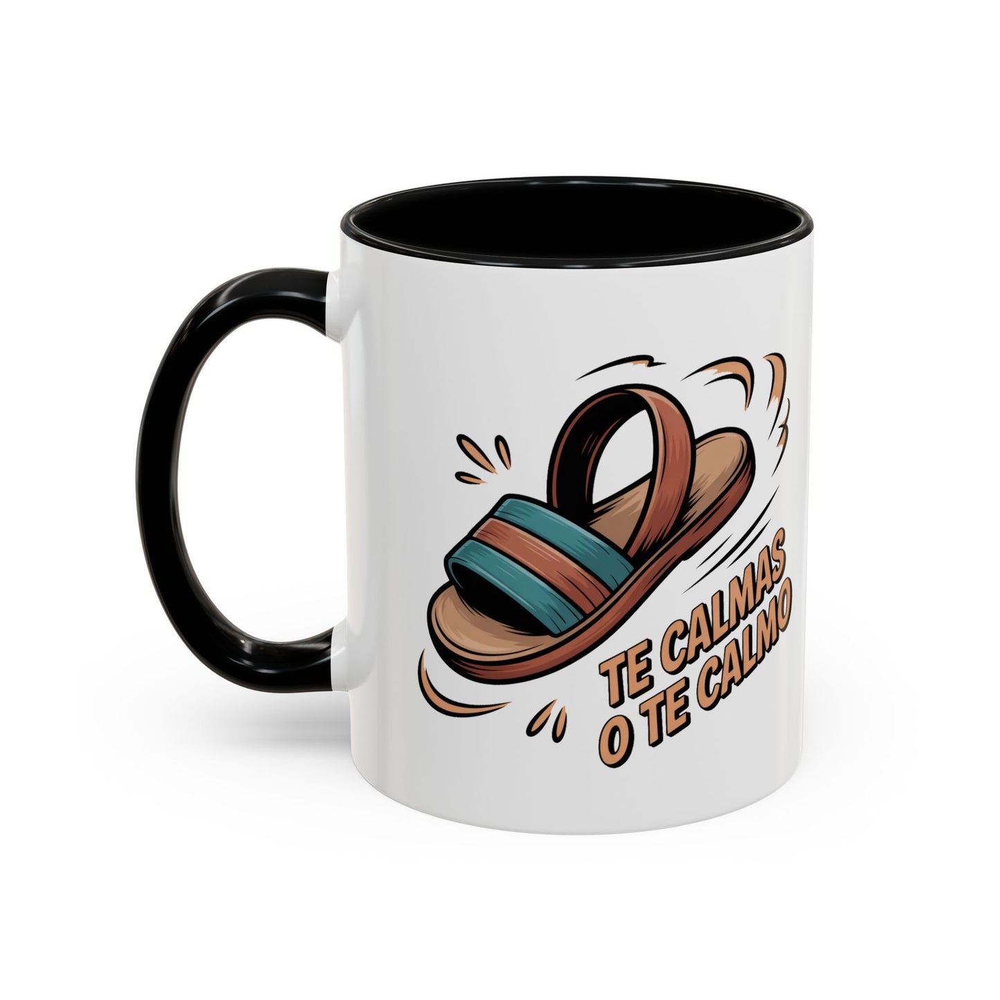 Chancla Mug - Funny Latino Gift for Mama Abuela - Hispanic Humor Coffee Cup - Mexican Culture Gift - La Chancla Threat