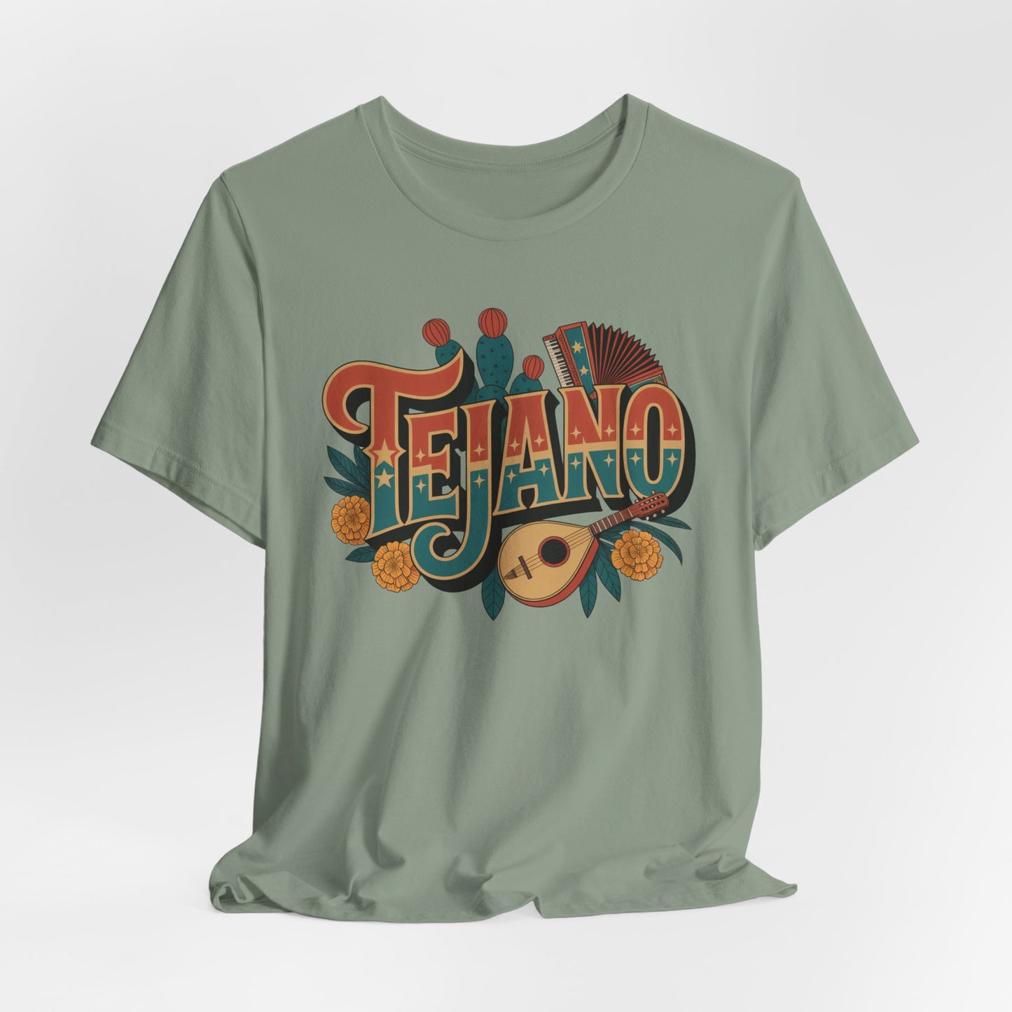 Tejano T-Shirt - Orgulloso Tejano Pride Tee - Texas Mexican Heritage Gift - Latino Culture Shirt - Tex Mex Style