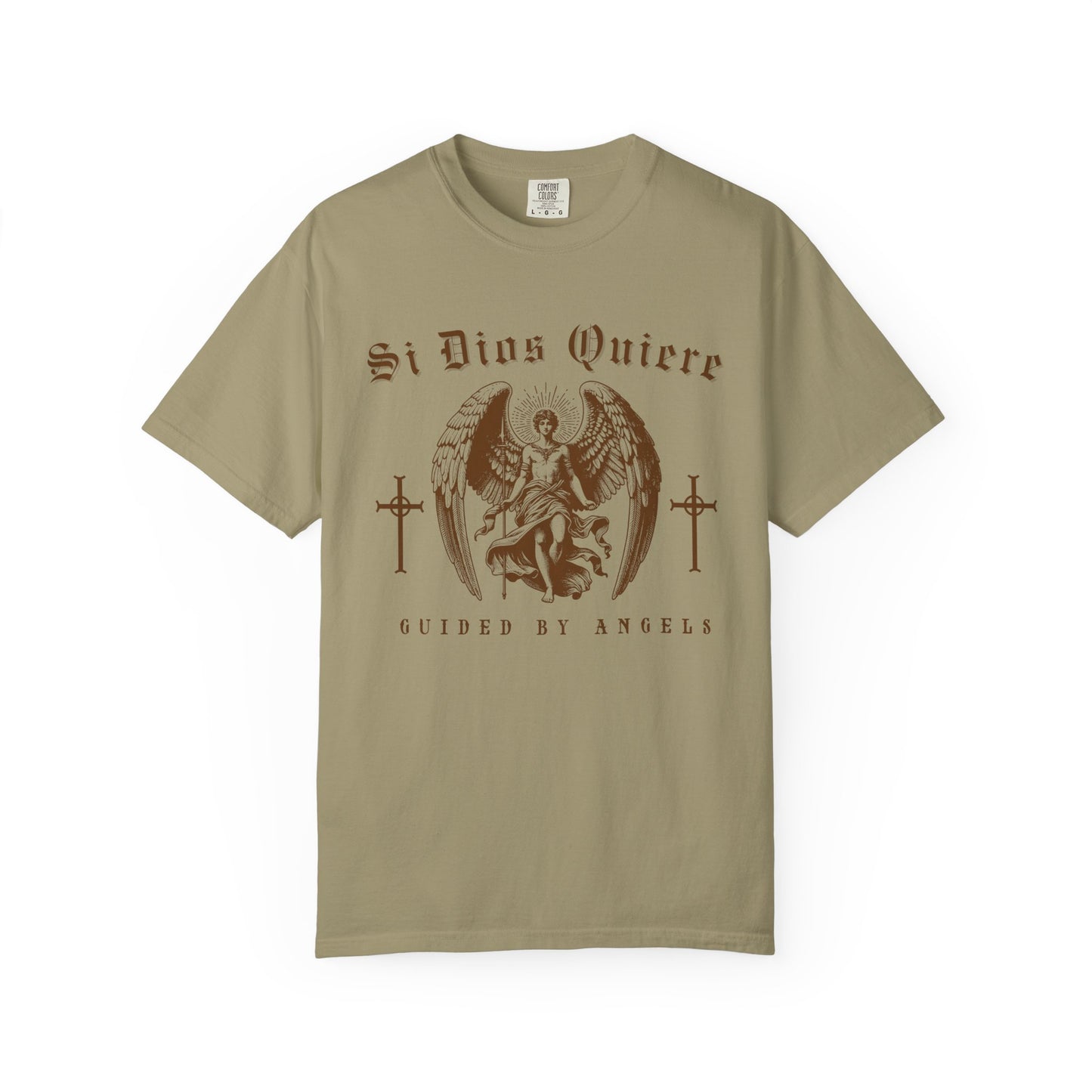 Si Dios Quiere Shirt |  Chicano Streetwear Tee | Latino Graphic Tee | Camisa Cristiana | Comfort Colors T Shirt