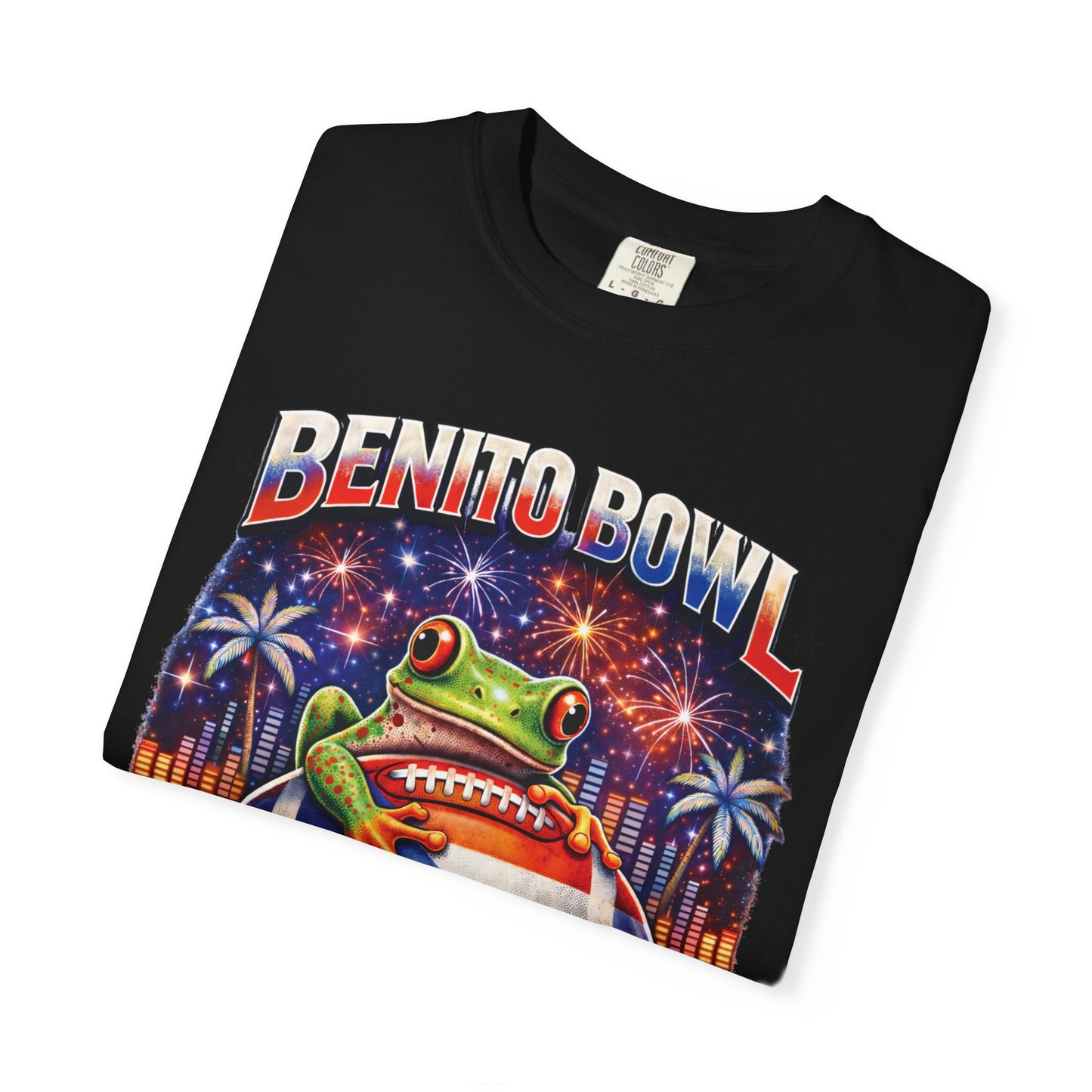Puerto Rican Frog Half Time Show Game Day Shirt Benito Bowl Shirt, Shirt, Bunny Bowl Tee, Comfort Colors Tee