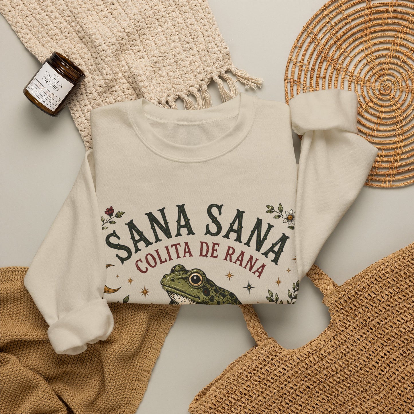 Colita De Rana Sweatshirt - Funny Spanish Saying Sudadera - Latina Gift - Bilingual Humor Pullover - Regalos Para Mujer