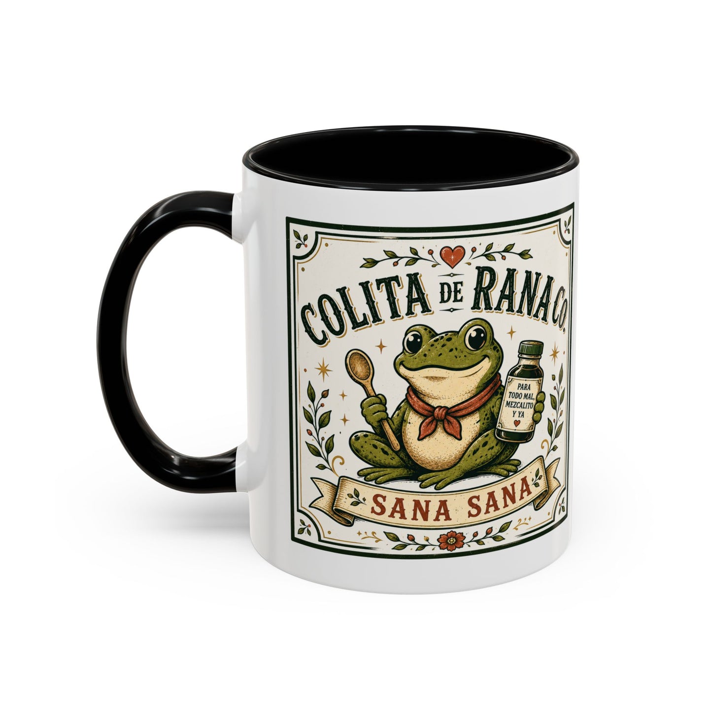 Colita De Rana Mug - Funny Spanish Coffee Cup Gift for Latina Women | Bilingual Humor Taza Regalo