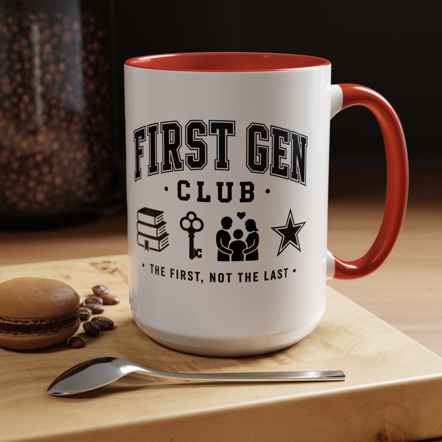 First Generation Latina Graduation Mug - Career Success Gift - Hija de Inmigrantes Pride Cup - Regalos para Mujer Graduación
