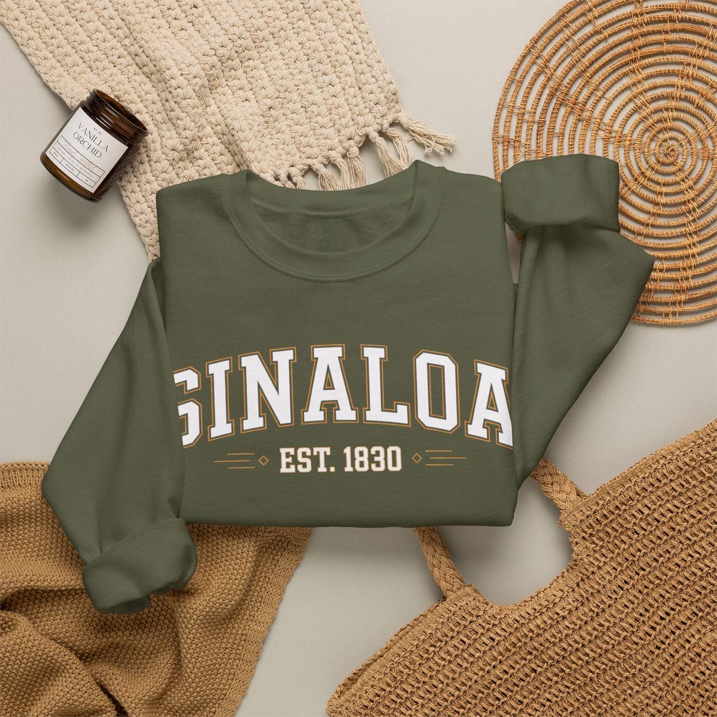 Sinaloa Sweatshirt - Mexican Heritage Pride Pullover - Culiacan Roots Gift - Orgullo Mexicano Sweater