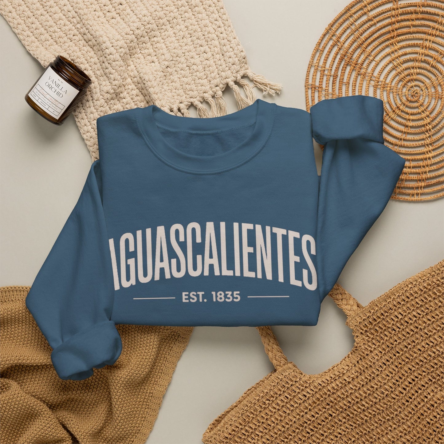 Aguascalientes Sweatshirt - Mexican State Pride Pullover - AGS Mexico Gift - Orgullo Mexicano Hispanic Heritage Wear