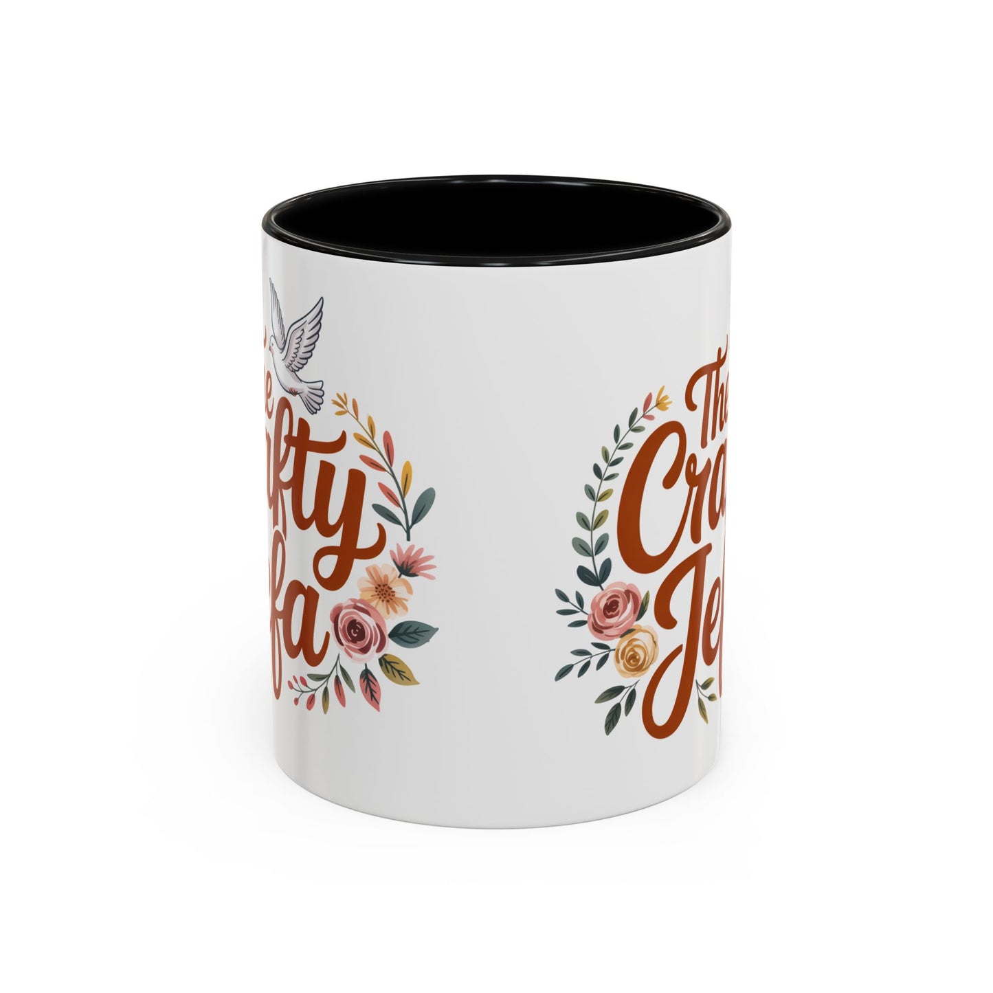 The Crafty Jefa Mug - Latina Boss Babe Coffee Cup Gift for Strong Mujer Fuerte - Hispanic Empowerment Feminist Gift for Her