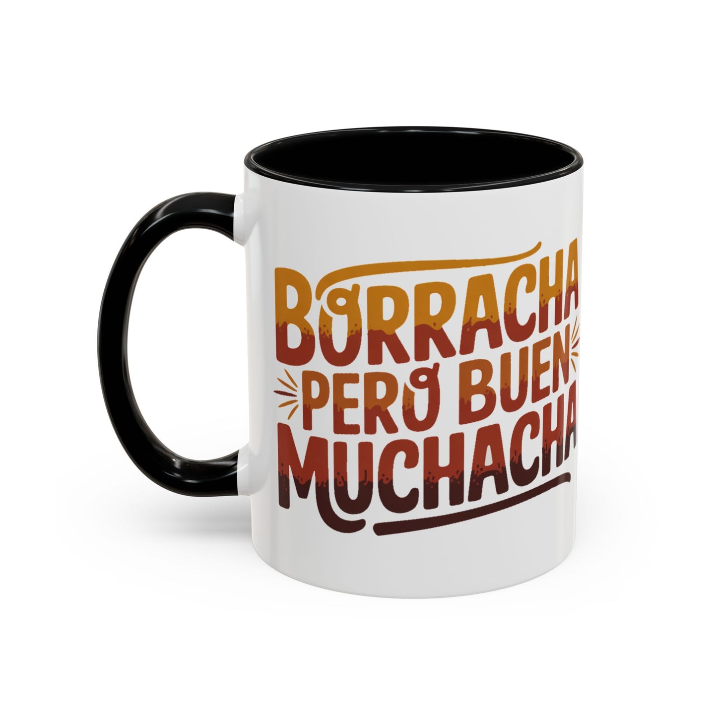 Borracha Mug - Funny Spanish Coffee Cup - Latino Heritage Gift - Latina Humor Bestie Present