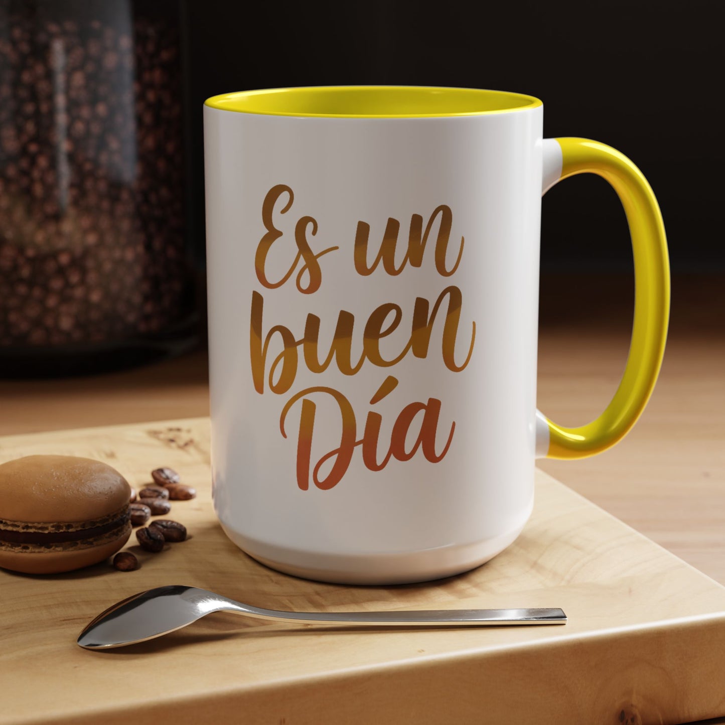 Es Un Buen Dia Mug - Spanish Motivational Coffee Cup, Latino Heritage Gift, Positive Vibes Hispanic Culture Present